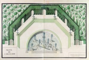 Ms 130740 Ontwerp voor het Bassin de lEncelade in Versailles